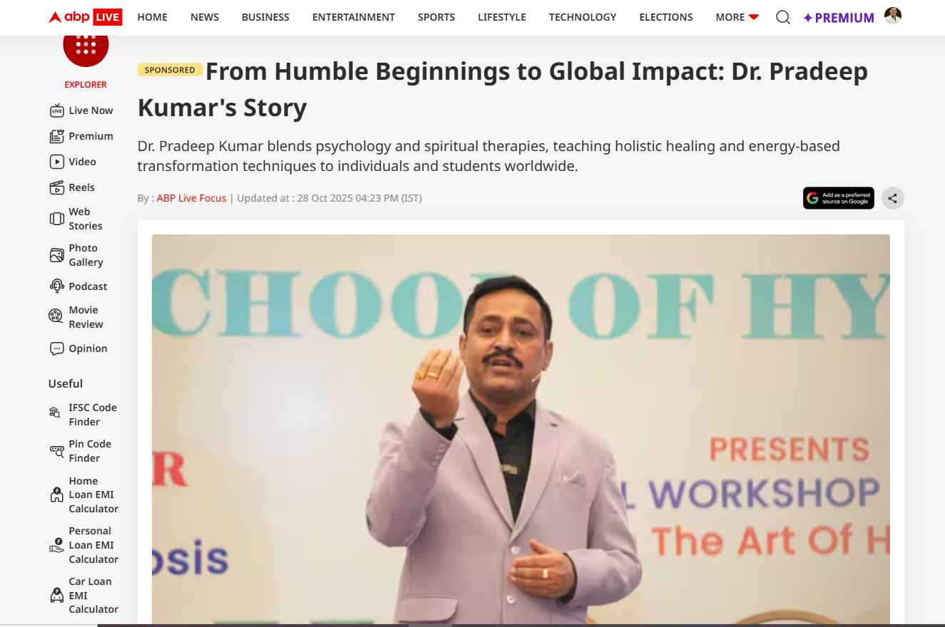 Featured in ABP News